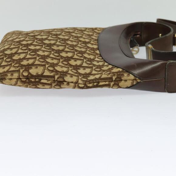 DIOR Trotter Canvas Shoulder Bag Brown - Picture 5 of 12